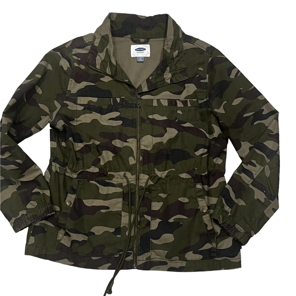 Old Navy Zipped Front Camo Jacket Size L